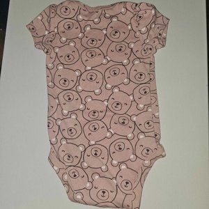 5/20 Carter's Toddler Pink and Bears design Cotton romper/ Onesie/ Bodysuit